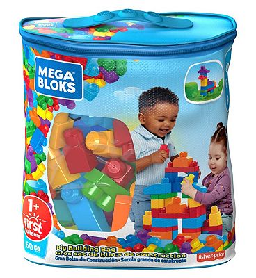 Mega Blocks Big Building Bag Blue