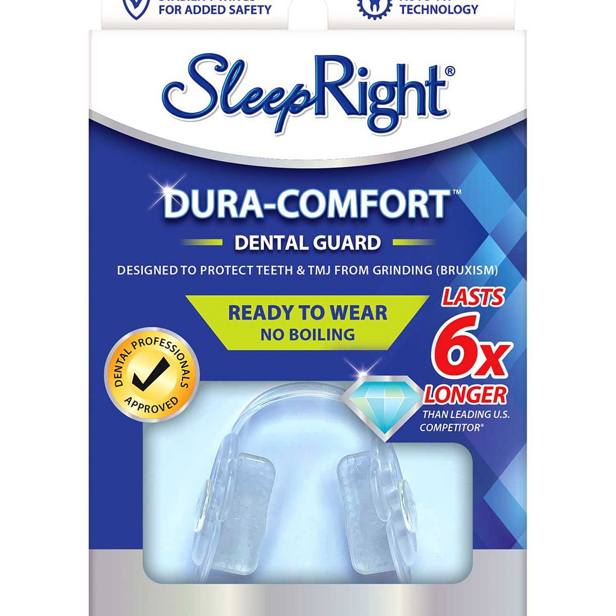 Sleepright Dura Comfort Ready To Wear Teeth Grinding And Clenching Bruxism Dental Guard