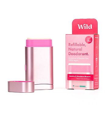Image of Wild Pink Case and Jasmine & Mandarin Blossom Deodorant Refill - Starter Pack