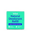 Wild Fresh Cotton and Sea Salt Deodorant Refill 40g