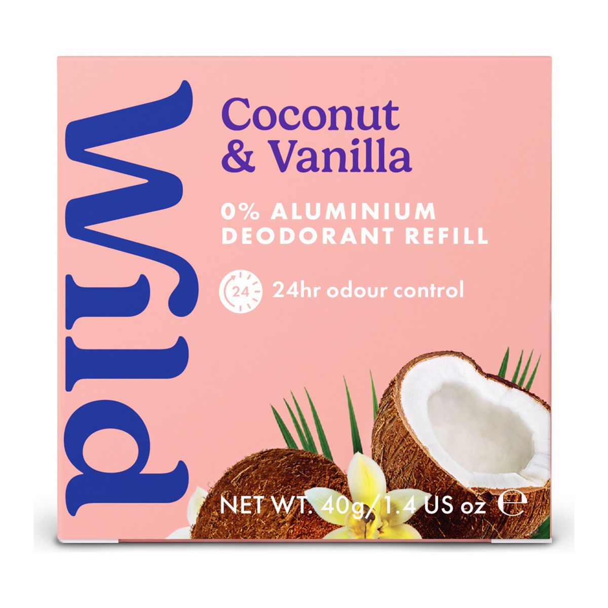 Wild Coconut & Vanilla Deodorant Refill 40G
