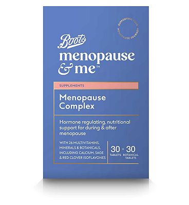 Boots Menopause & Me Menopause Complex 30 + 30 Tablets