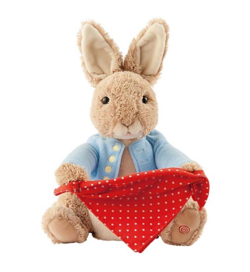 Peter Rabbit Peek-a-Boo Animated Soft Toy