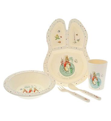 Beatrix Potter and Flopsy Dinner Set