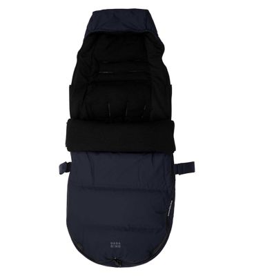 Bababing Universal Fitting Pushchair Footmuff Navy Blue Boots