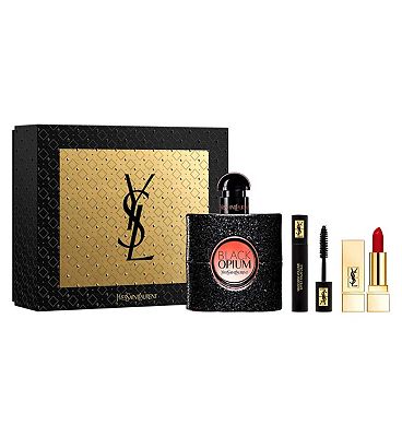 boots.com | YSL Black Opium Eau de Parfum 50ml and Makeup Icons Gift Set
