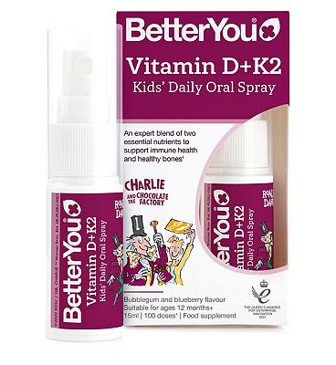 BetterYou Roald Dahl Vitamin D+K2 Spray - 15ml