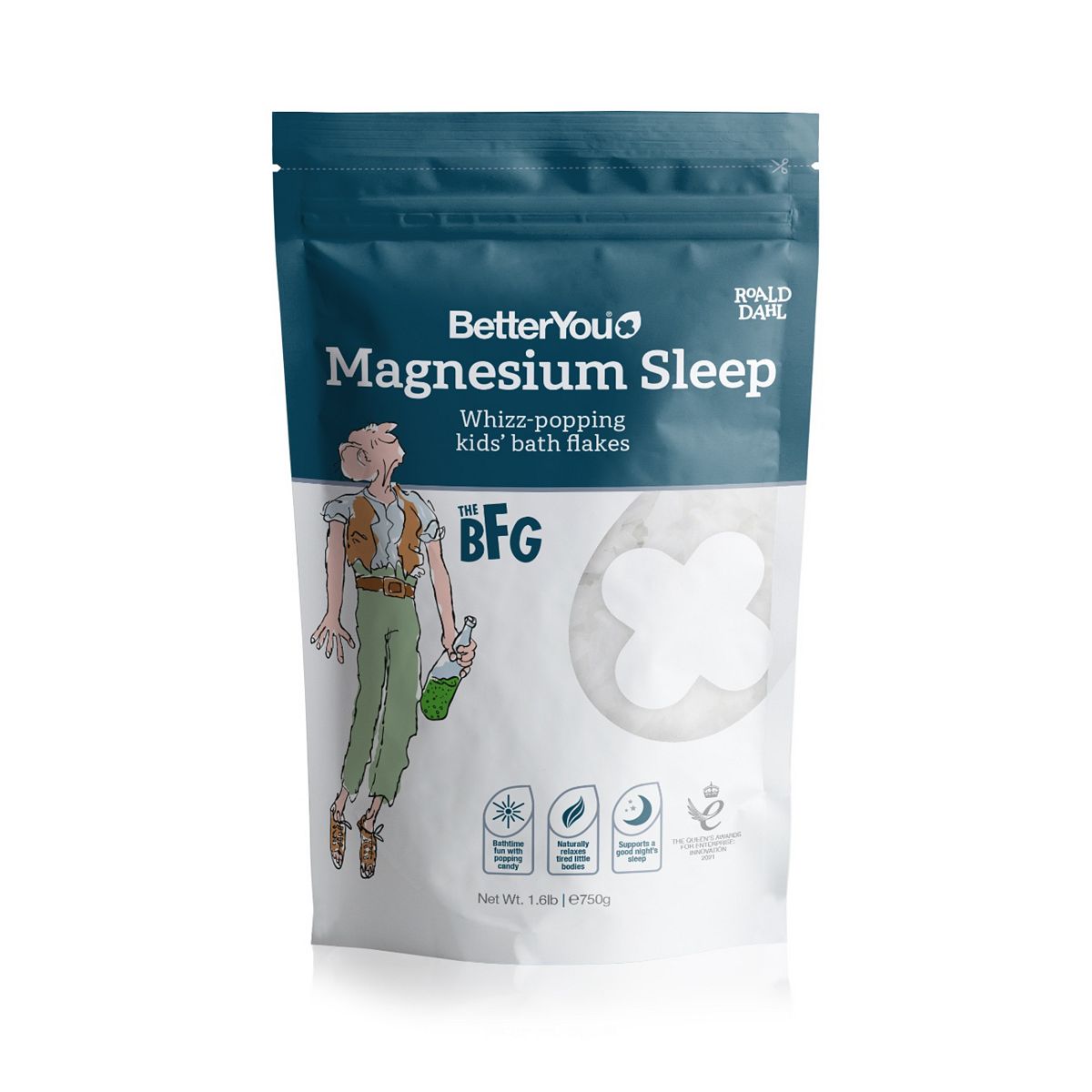 Betteryou Magnesium Sleep Kids Bath Flakes 750G