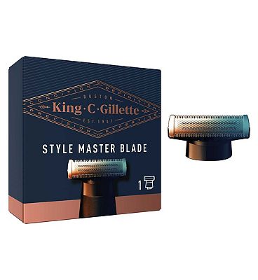 King C. Gillette Style Master replacement Blade with 4-Directional Razor Blade
