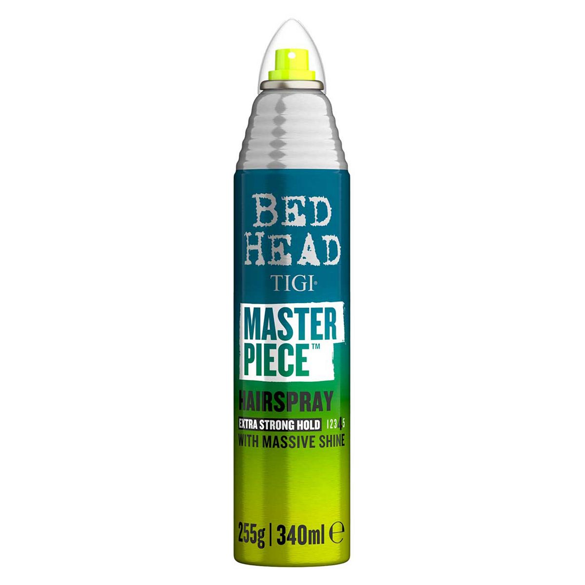 TIGI Bed Head By Masterpiece Shiny Hairspray For Strong Hold And Shine 340ml