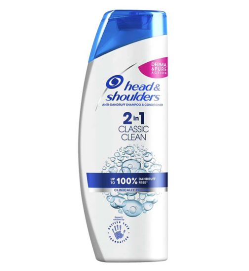 Head & Shoulders Classic Clean 2in1 Clarifying Anti Dandruff Shampoo For Itchy And Dry Scalp 400ml