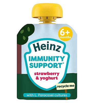 Heinz Immunity Support Strawberry and Yogurt Baby Food 6+ Months 85g