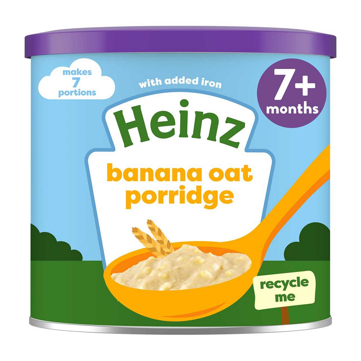 Heinz Banana Oat Porridge Baby Food 7+ Months 220G