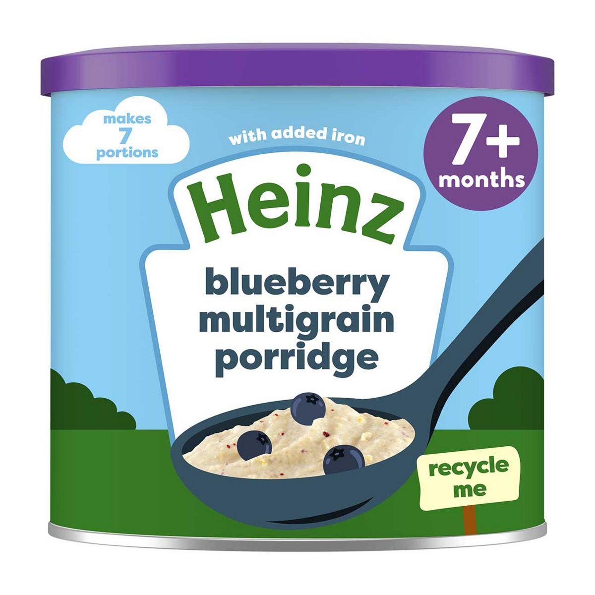 Heinz Blueberry Multigrain Porridge Baby Food 7+ Months 220G