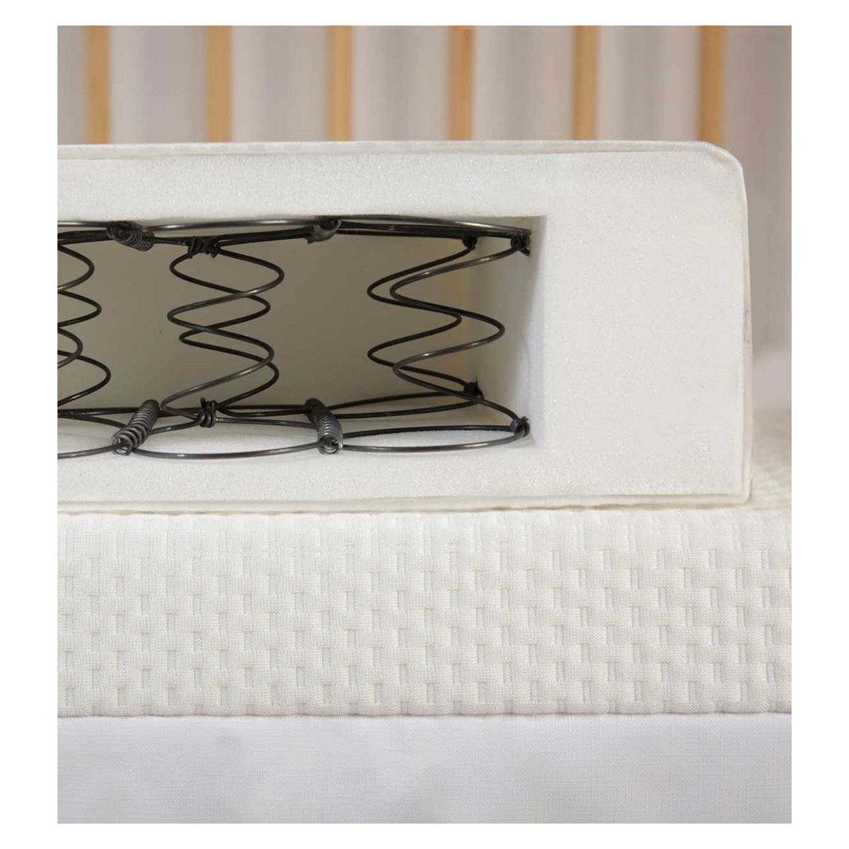 Cuddleco Harmony Hypo Allergenic Bamboo Sprung Cot Bed Mattress
