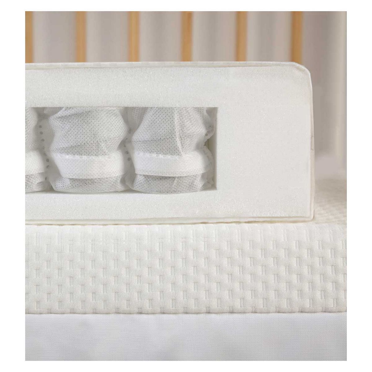 Cuddleco Signature Hypo Allergenic Bamboo Pocket Sprung Cot Bed Mattress