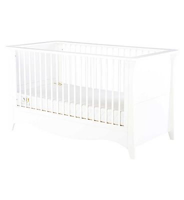 CuddleCo Clara Cot Bed White