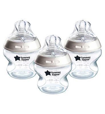 Tommee Tippee Natural Start Anti-Colic Baby Bottle, Slow Flow Breast-Like Teat, Anti-Colic Valve, Se