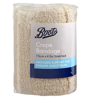 Boots Crepe Bandage - 7.5cm x 4.5m