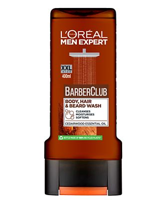 L’Oreal Men Expert Barber Club Body, Hair & Beard Wash 400ml