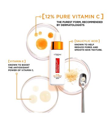 L'Oréal Paris Revitalift Clinical 12% Pure Vitamin C Brightening Serum for Face, 30ml (2)
