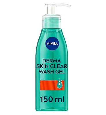 nivea derma skin clear face wash gel with salicylic acid, 150ml