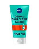 NIVEA Derma Skin Clear Anti-Blemish Face Scrub with Salicylic Acid, 150ml