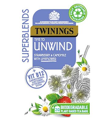 Twinings Superblends Unwind Tea Bags 20s