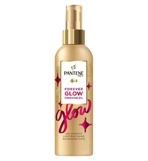 Pantene Glow Finishing Leave-In Hair Oil 200ml- Boots