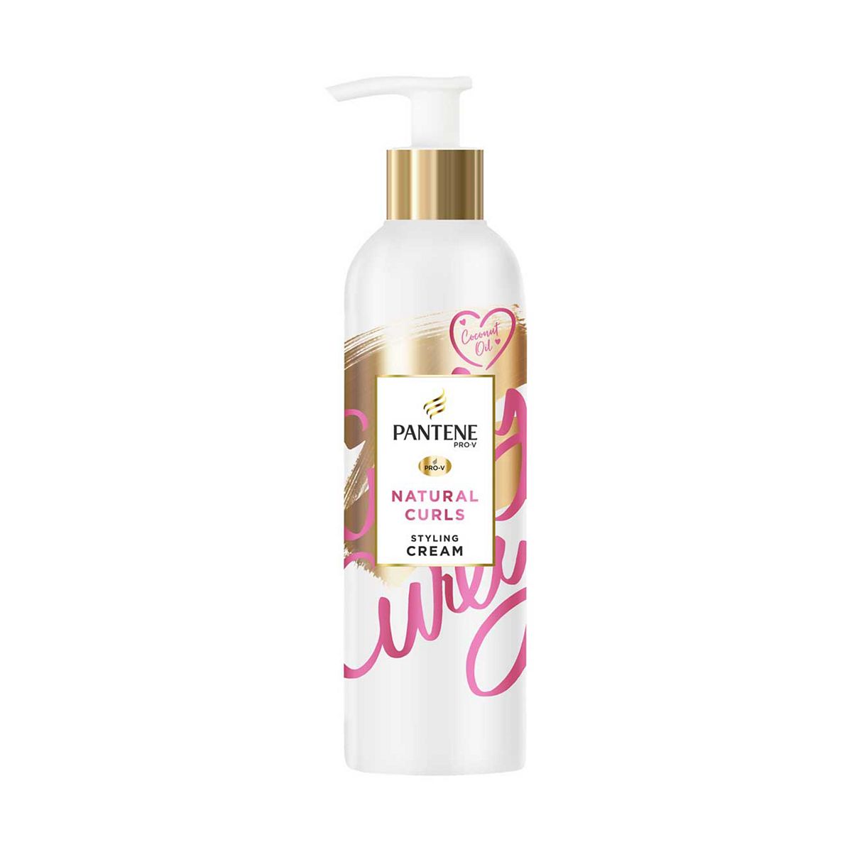 Pantene Natural Curls Styling & Heat Protection Hair Cream With Coconut Oil 235ml