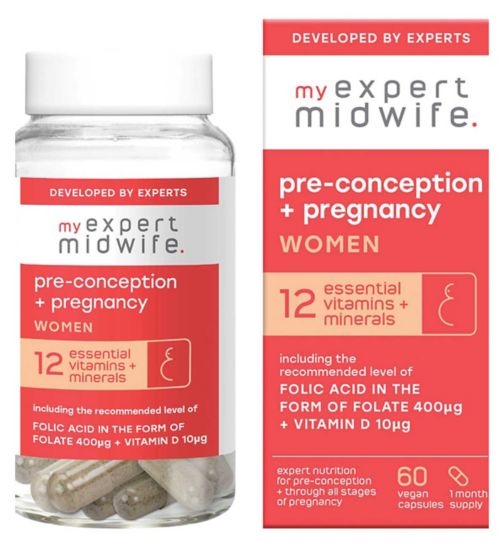 My Expert Midwife Pre-Conception & Pregnancy Women 60 Capsules