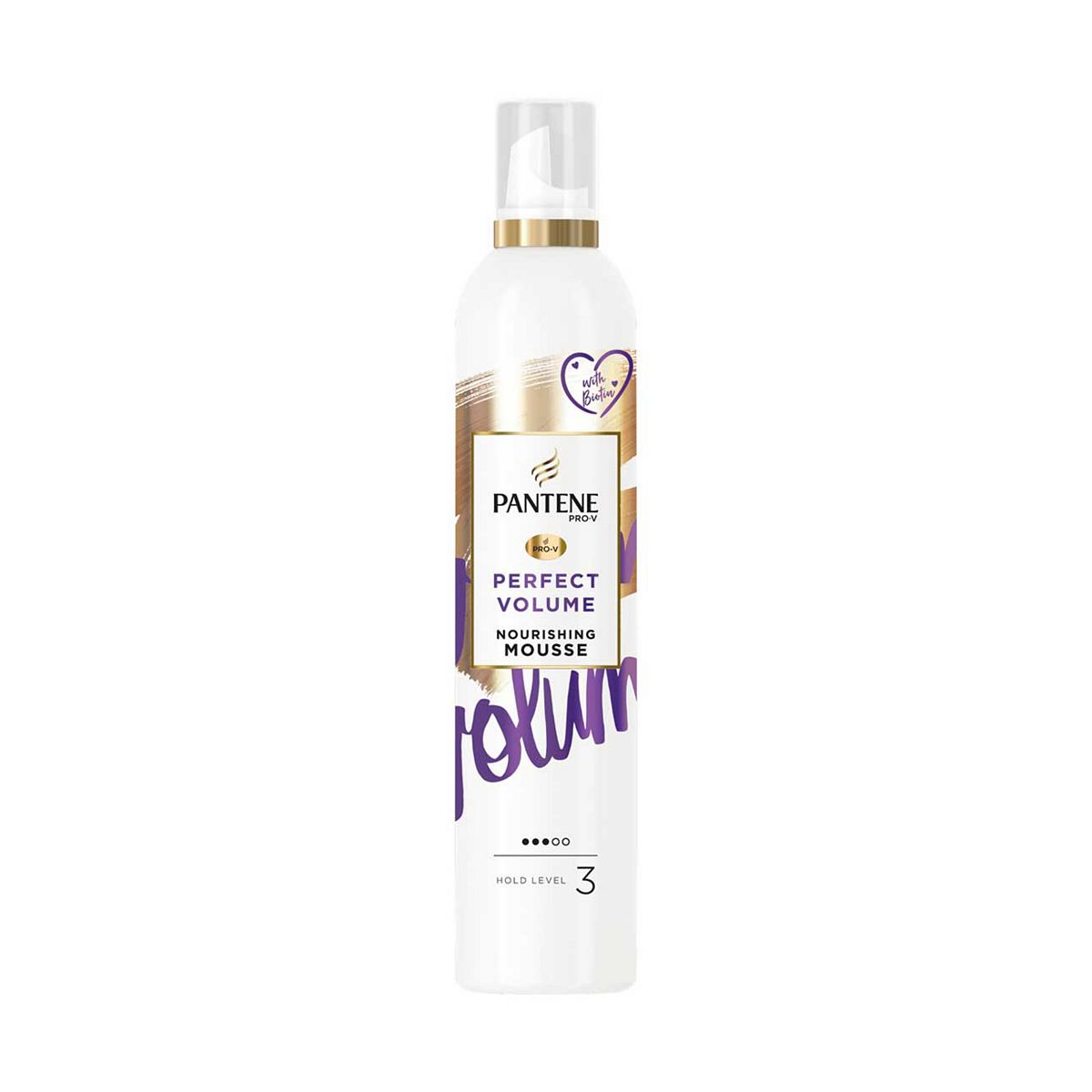 Pantene Perfect Volume Heat Protection Hair Mousse With Biotin200 ml, 200ml
