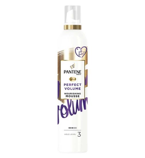 Pantene Perfect Volume Heat Protection Hair Mousse with Biotin 200ml