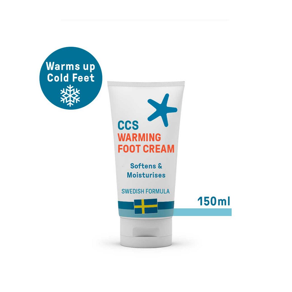 CCS Warming Foot Cream For Dry And Cold Feet- 150 ml, 150ml