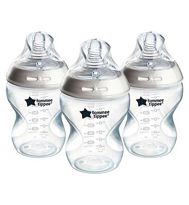Tommee Tippee Natural Start Anti-Colic Baby Bottle, Slow Flow Breast-Like Teat, Anti-Colic Valve, Se