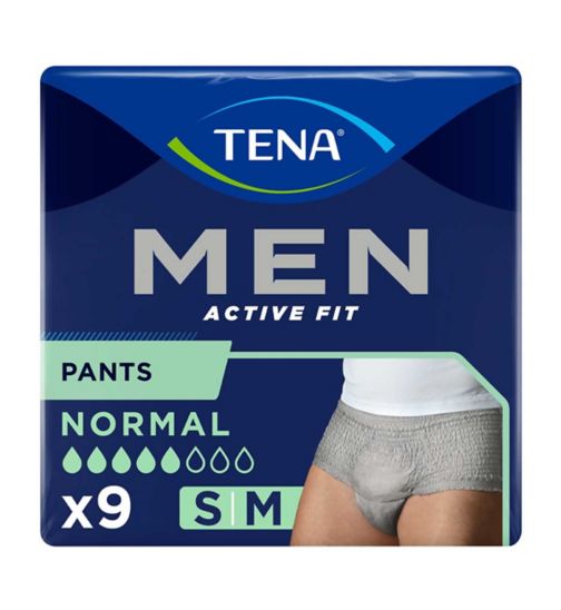 Tena Men Pants Normal Grey Small/Medium 9s