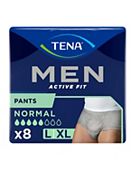 TENA Men Active Fit Pants Plus - Large/Extra Large - 8 PACK