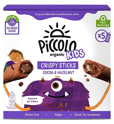 Piccolo Kids Cocoa & Hazelnut Crispy Sticks 3+