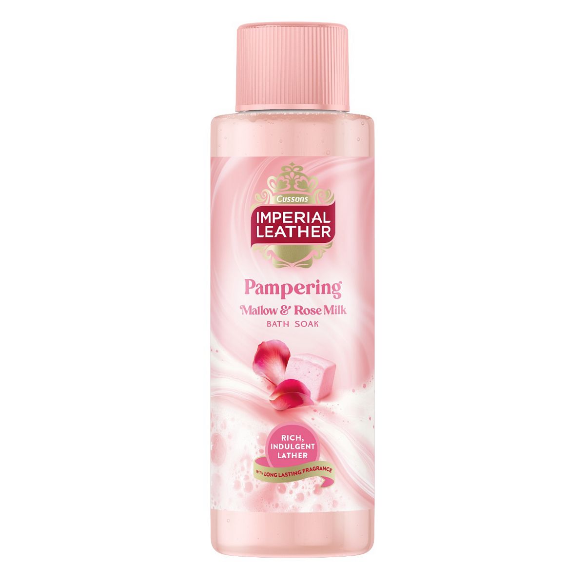 Imperial Leather Pampering Bath Soak Mallow And Rose Milk 500ml