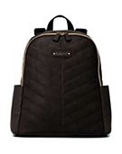 Babymel Gabby Vegan Leather Backpack - Black