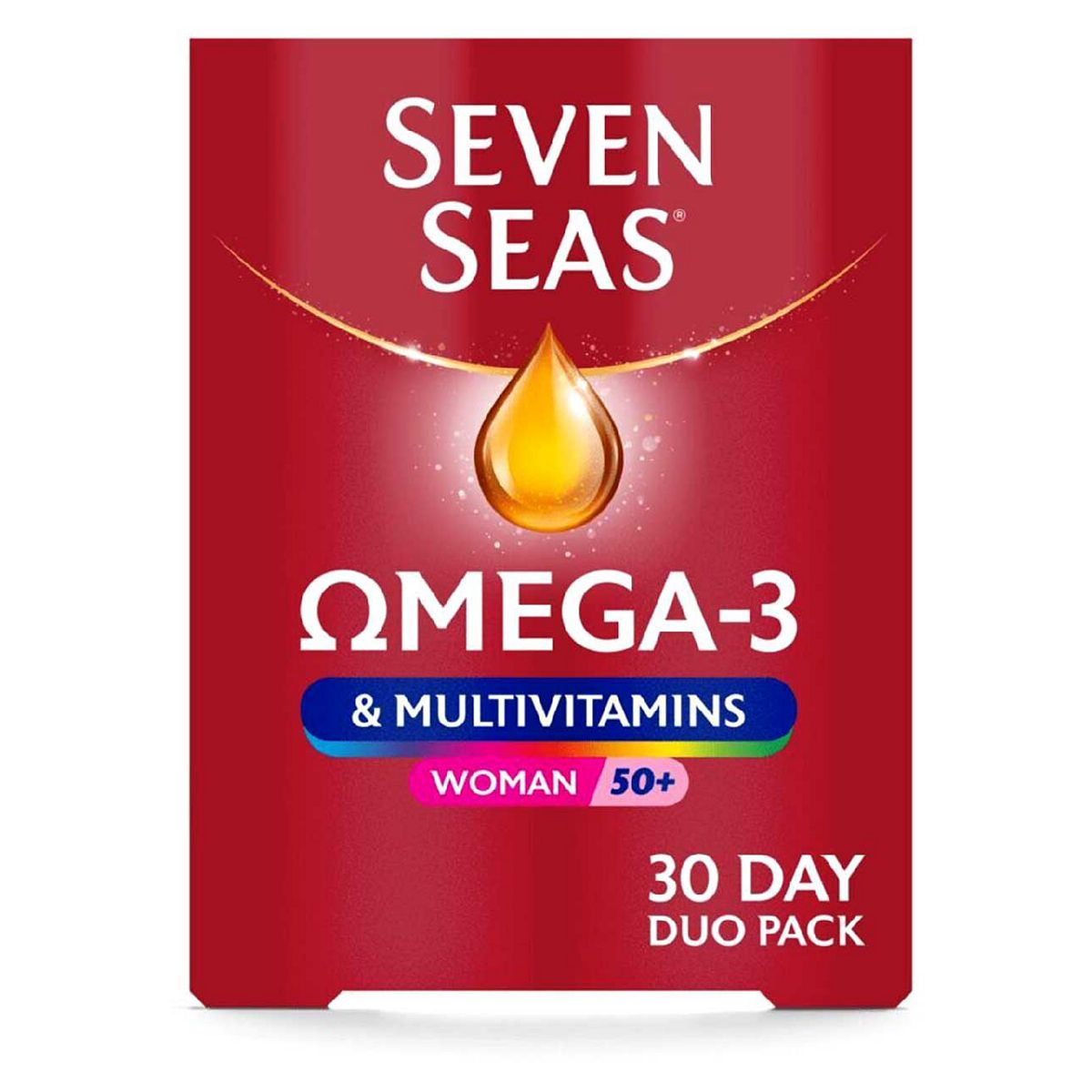 Seven Seas Omega-3 & Multivitamins Woman 50+ Supplements 30-Day Pack