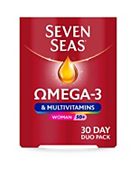 Seven Seas Woman 50+ Omega 3 & Multivitamins 30 Day Duo Pack