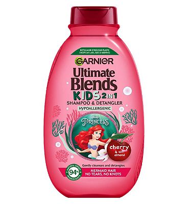 Garnier Ultimate Blends Kids Cherry & Soft Almond No Tears Easy Detangling Shampoo For Long Hair 250