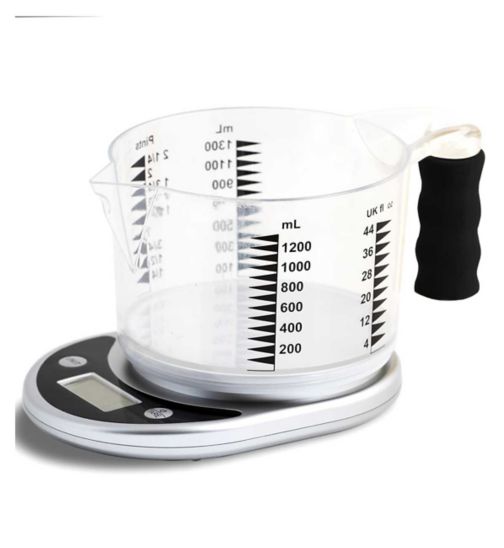Talking Kitchen Scale with Easy to See Measuring Jug