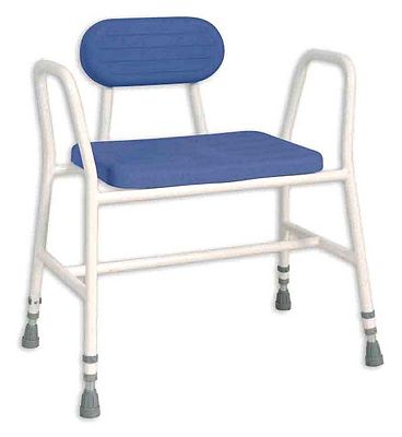 NRS Healthcare Polyurethane Extra Wide Shower Stool