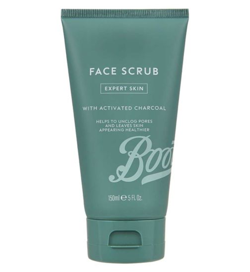 Boots Expert Skin Charcoal Face Scrub 150ml