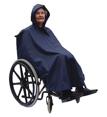 Nrs Healthcare Wheelchair Poncho, Blue