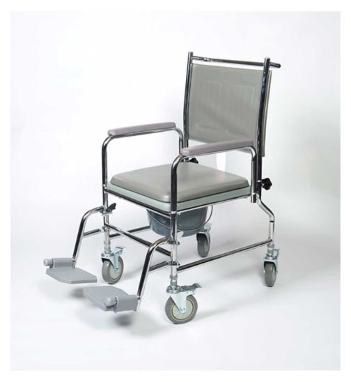WheelAble Folding Shower Commode Chair 