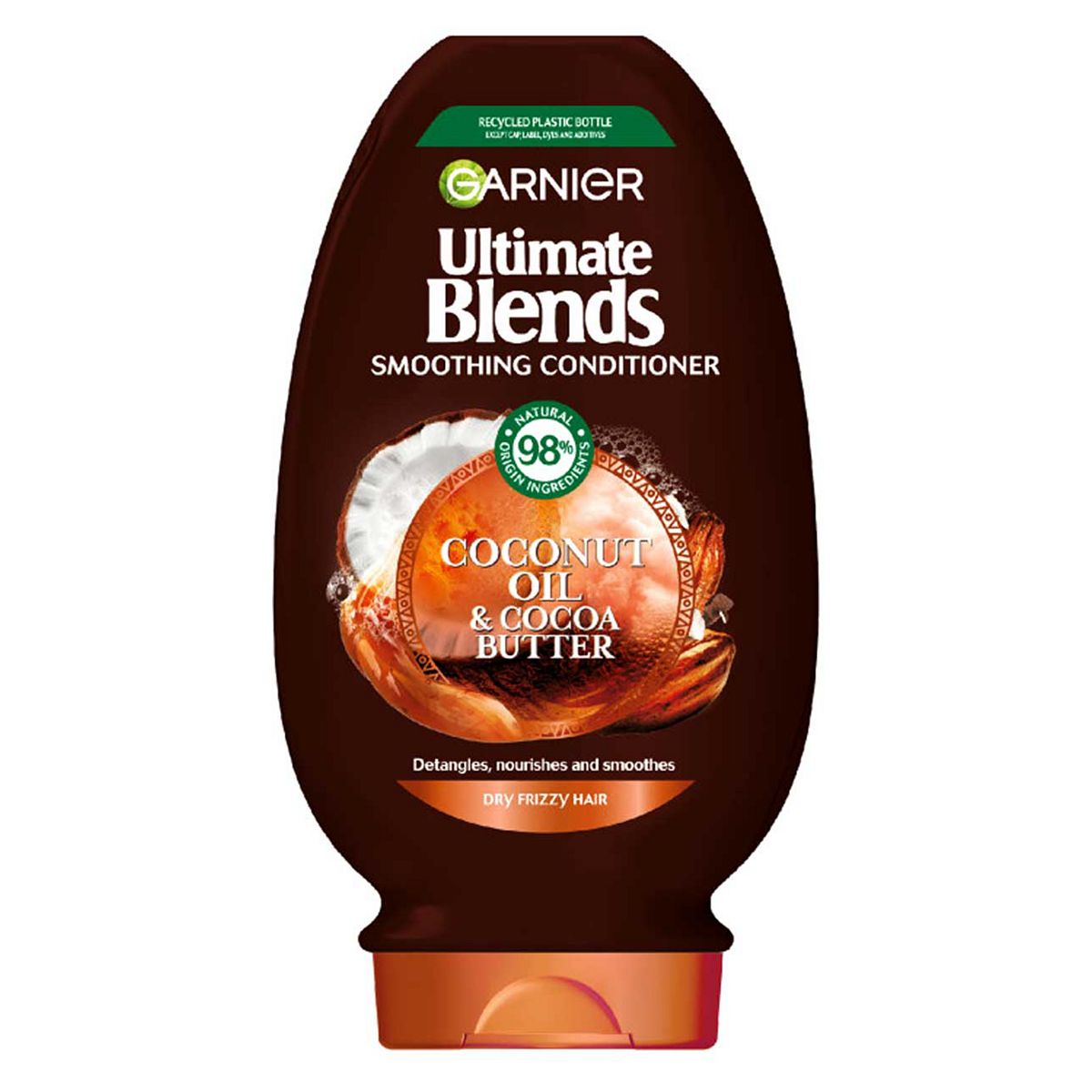 Garnier Ultimate Blends Coconut Oil & Cocoa Butter Conditioner For Frizzy And Curly Hair 400Ml