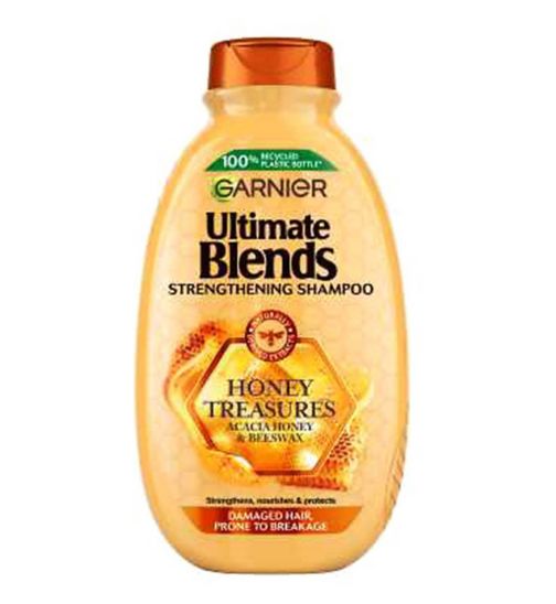 Garnier Ultimate Blends Honey Treasures Strengthening Shampoo 400ml